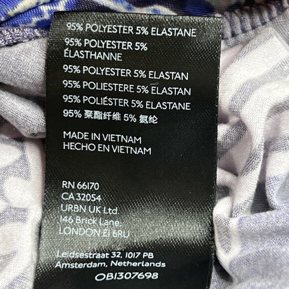 Free People She's Something Else Floral Faux Wrap Tulip Mini Skirt Plum XS - NWT - Picture 10 of 10